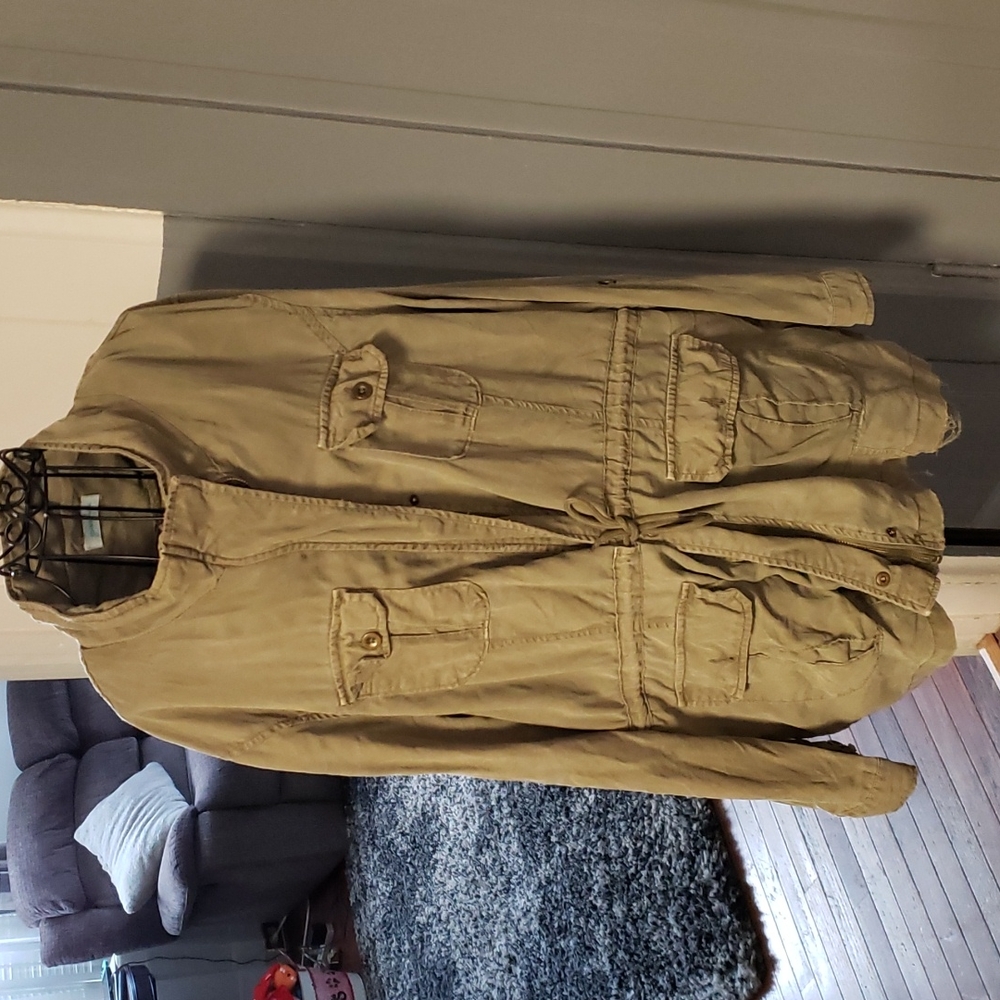 🧥GRACE & LACE DISTRESSED CARGO JACKET🧥